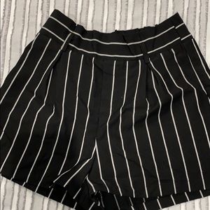 High waisted dressing shorts